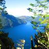 First look at Crescent Lake. Almost at the top!  From the Mt. Storm King Trail.