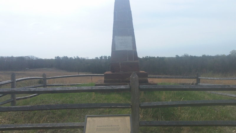 Second Battle of Bull Run monument. Your reward for little hill that gets you there....