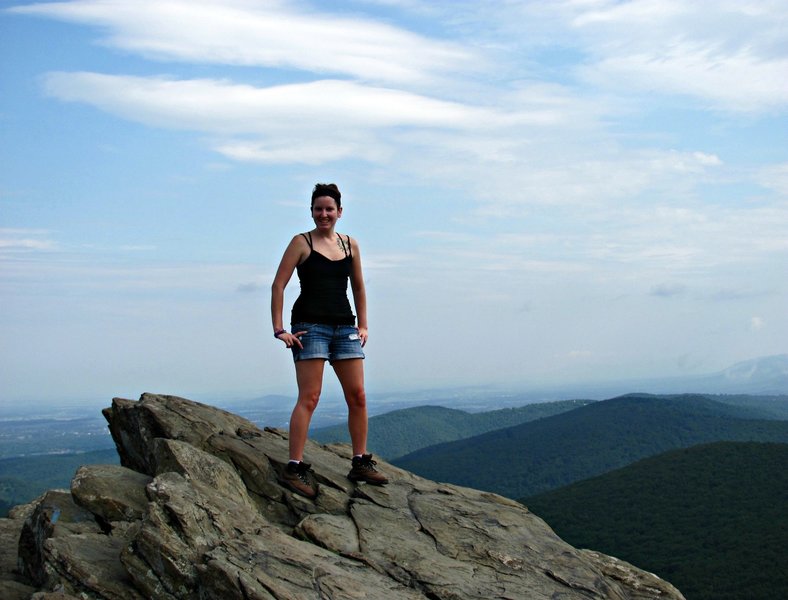 Summit of Humpback Rocks on the Blue Ridge Parkway