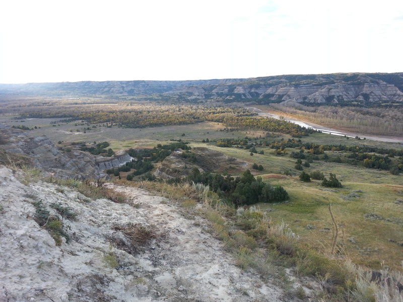 Looking to the southeast at the Little Missouri