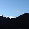 Morning view of Sawtooth Ridge from the South Park trailhead