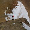 Descending Hyalite Peak