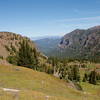 Looking down the Hyalite Creek valley