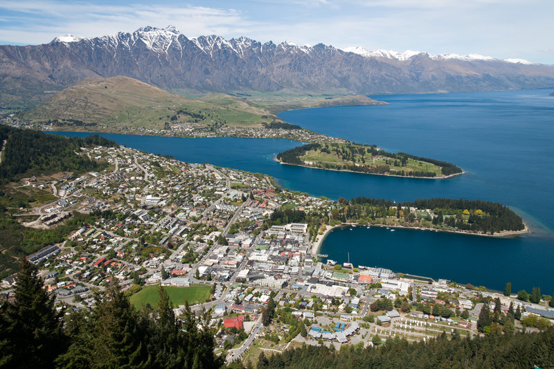 Queenstown from the Ben Lomond Track