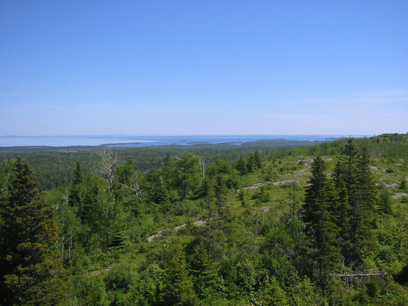 Lake Superior from the Minong Ridge Trail