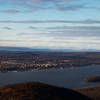 View of the Catskills from the top