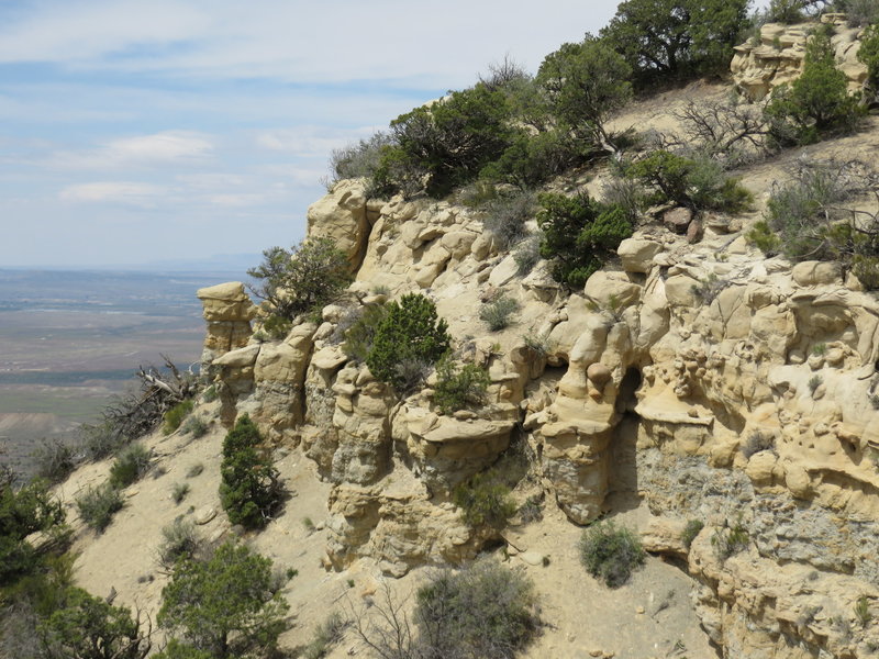 Cliffs and the western Grand Valley