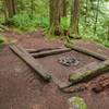 Fire pit / resting ground