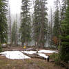 Coffin Lake camp