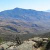 View of the Rincons from Tanque Verde Peak