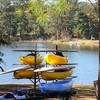 SUPs and Kayaks at Alexander Lake.