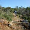 Heading up the beginning of the Goodspeed Trail