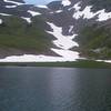 American/Michigan Lakes and last winter\'s snow hanging out.