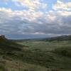 View south at Rim Rock Trail intersection