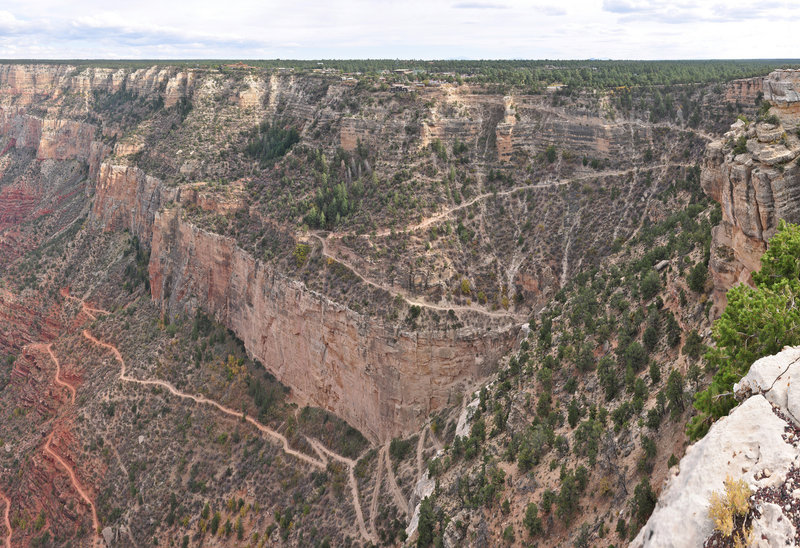 Top of Bright Angel Trail.