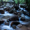 Rushing water on the Seven Bridges Trail.