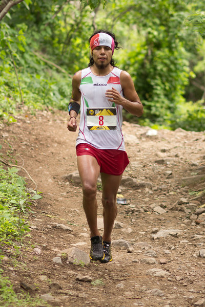 Finishing up the 2014 Chupinaya Mountain Race