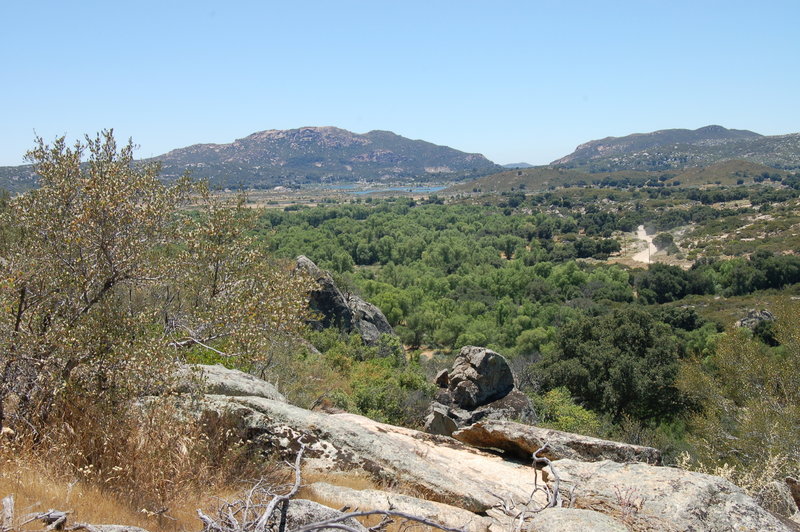 Valleys in the distance