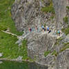 Group on the Chain Lakes loop