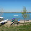 Boat racks at Boulder Reservoir