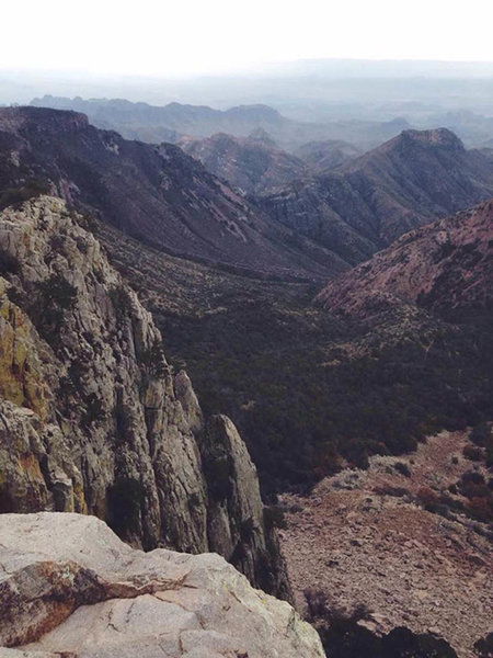 south west view off of Emory Peak (I can see Mexico from here!). One of my favorite photos from the trip.