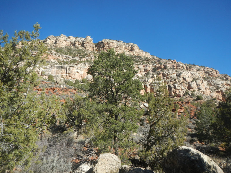 Hermit Rim from Boucher Trailhead.