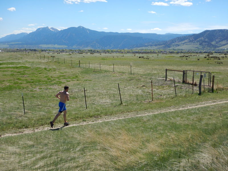 Enjoyable running on the Mesa Reservoir Trail