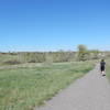 Starting out from the trailhead on the Sage Trail