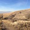 Looking north on Bonneville Shoreline Trail.