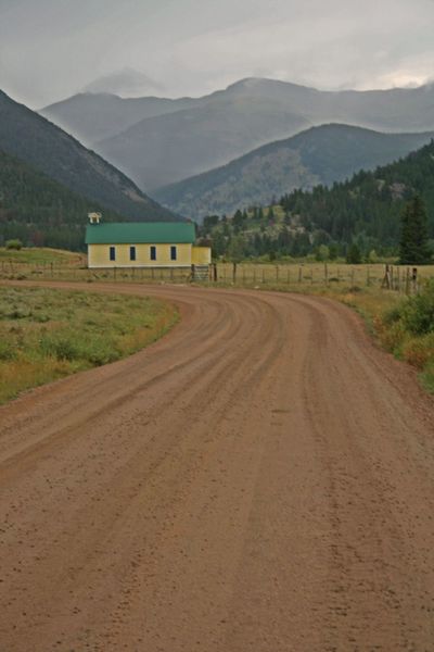 The road to Rollins Pass