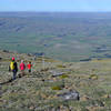 The density of route markers looks like overkill in fine weather, but the weather is often not fine in the Rock & Pillars.