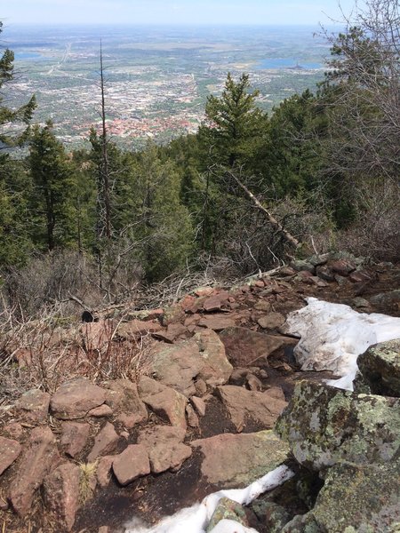 Still some snow in May 2015.