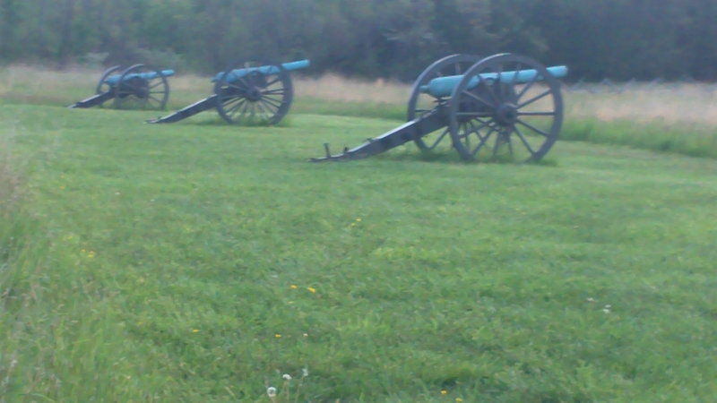 Battery of cannon.