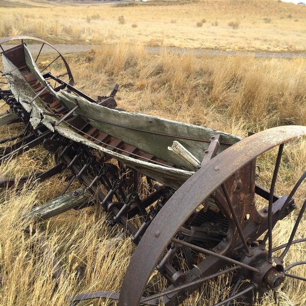 Corn crop planter near Rock Creek Trail