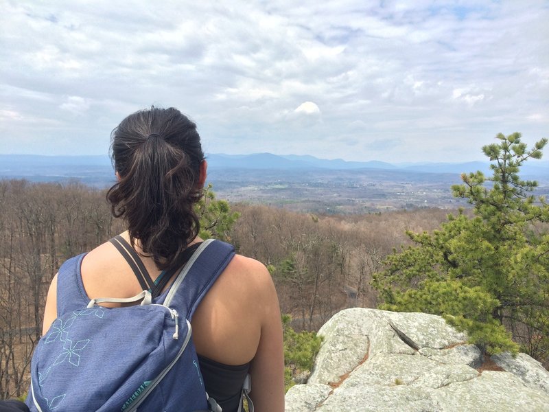 View of the Catskills from Bonticou Crag