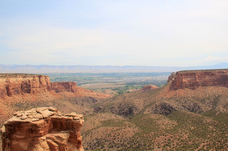 Grand Junction town in the background