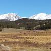 Looking at  Beaver Meadows via Deer Ridge to Moraine Park Trail