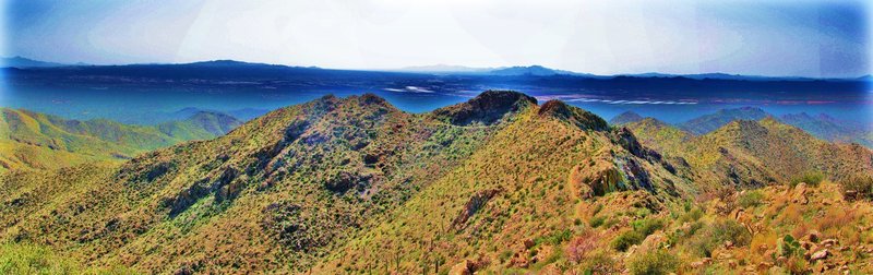 Wasson Peak Trail Panorama