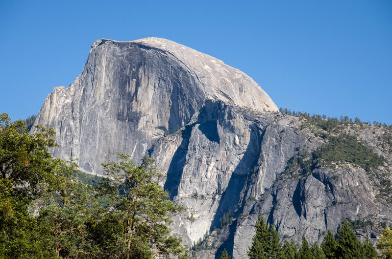 Half Dome from the Lower Yosemite Falls Trail.