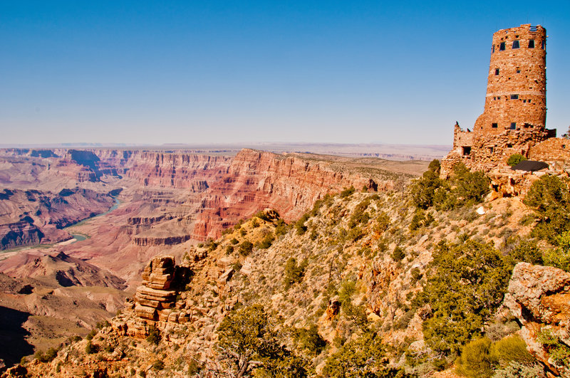 Desert View Watchtower from the west.