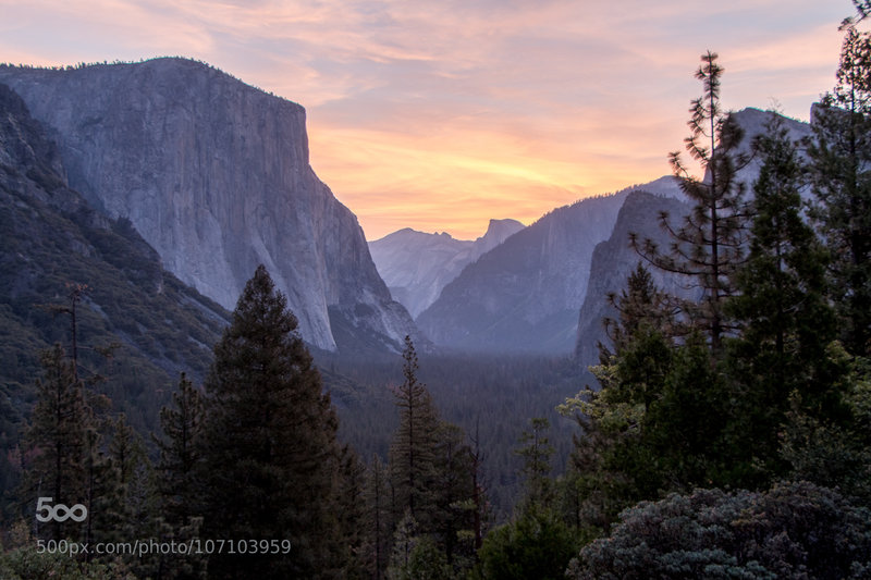 Yosemite Valley from Tunnel View.