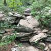 Abundant rocks on the Rainbow Loop