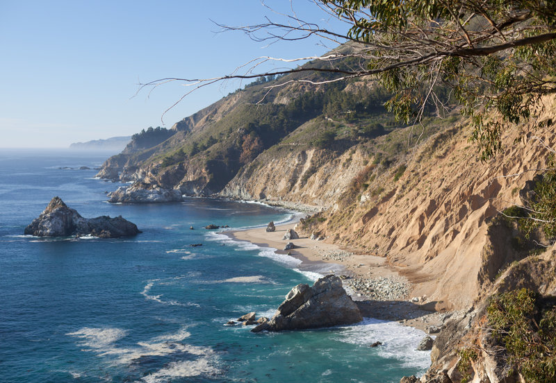 Beautiful Pacific coastline.