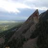 The Third Flatiron as seen from the top of the 1st/2nd Flatiron Trail