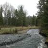 Section of Crow Creek, early in the hike.