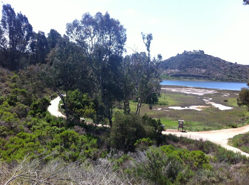 From the middle trailhead of Batiquitos Lagoon.