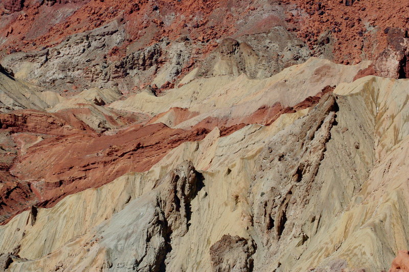 Faulted Moenkopi Formation in the highly deformed center of Upheaval Dome