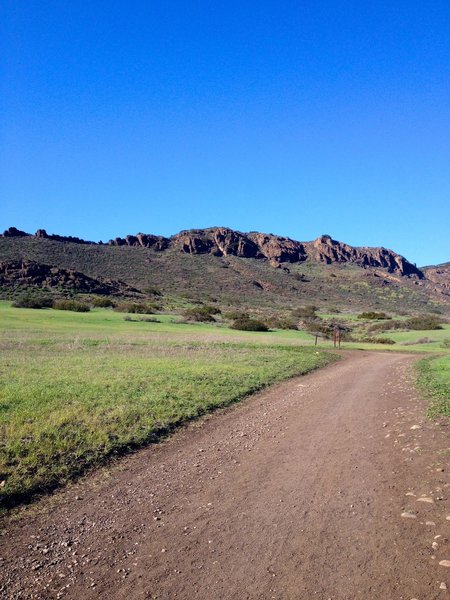 The ridge that separates the park from Santa Rosa.