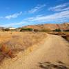 Typical view of the bottom part of the trail before you get to the trailhead.