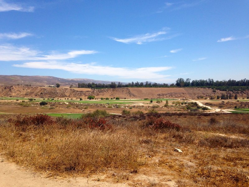 A great view of Rustic Canyon Golf Club to start the trip.